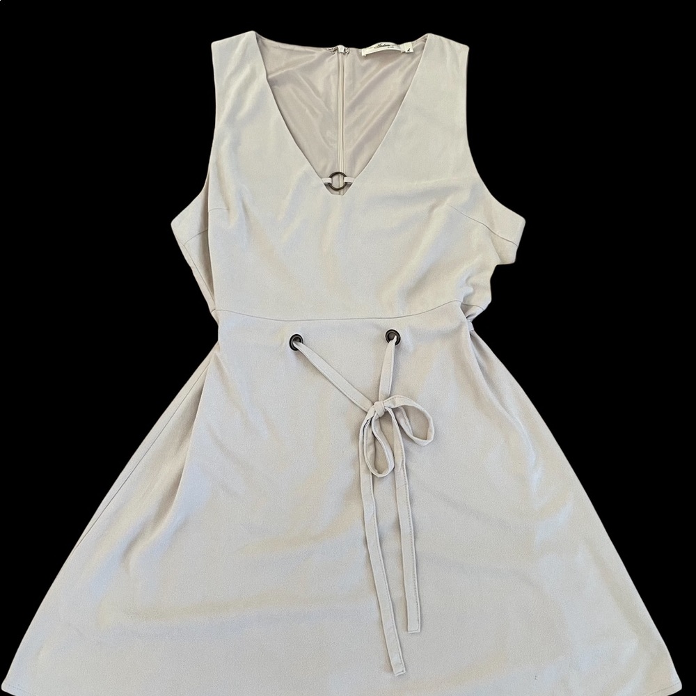 ANDREE by UNIT DRESS, Size L, Off White, NEW WITH TAGS Bow Detail - Picture 7 of 15